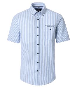 CASAMODA CASUAL FIT 1/2 HIHA KAULUSPAITA